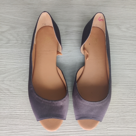 Black Flat Toeless Shoes - H&M - Picture 3 of 4